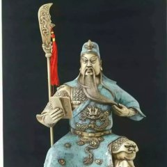 關(guān)帝圣君銅雕，鑄銅關(guān)帝圣君雕塑