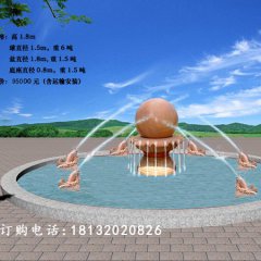 風(fēng)水球，小魚噴水風(fēng)水球