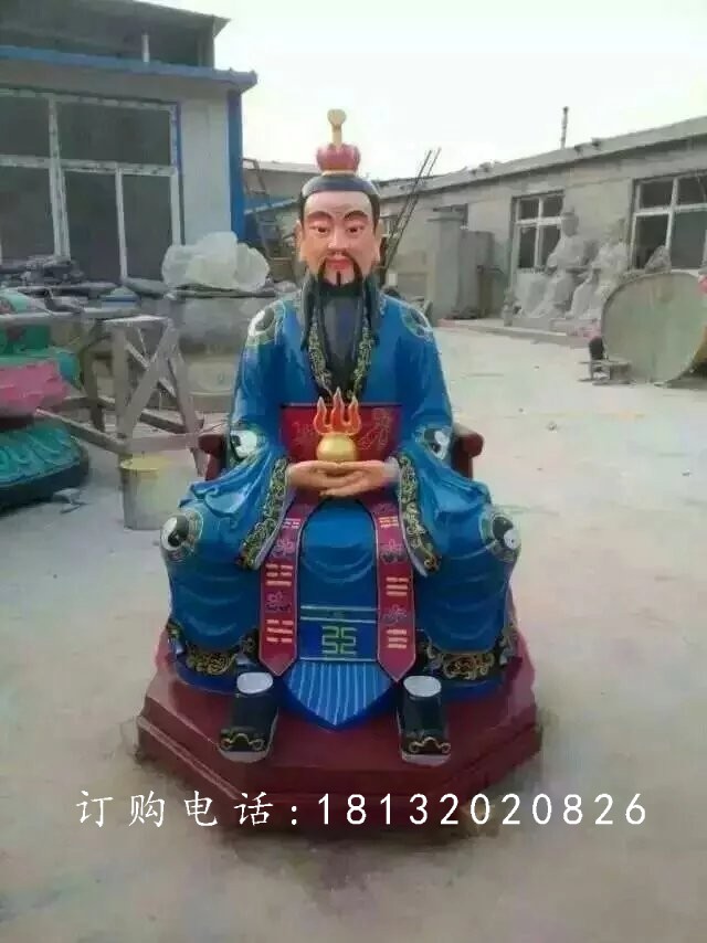 玻璃鋼鎮(zhèn)元子雕塑，神仙玻璃鋼雕塑