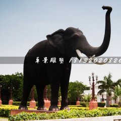 廣場大象雕塑，玻璃鋼仿真動物