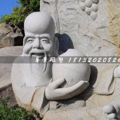 老壽星石雕，大理石神仙雕塑