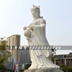 媽祖石雕，漢白玉神仙石雕