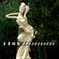 古代美女石雕，公園人物石雕