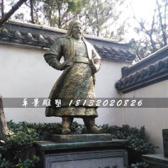 成吉思汗銅雕，古代人物銅雕