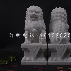 漢白玉北京獅，石獅子