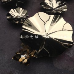 不銹鋼荷葉，公園不銹鋼雕塑