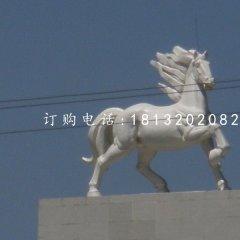 玻璃鋼馬雕塑，廣場動物雕塑