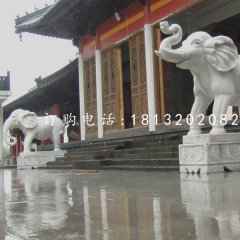 大象石雕寺廟動物雕塑