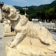 公園動物雕塑石雕十二生肖