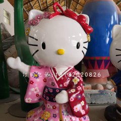 玻璃鋼hellokitty商場(chǎng)卡通雕塑