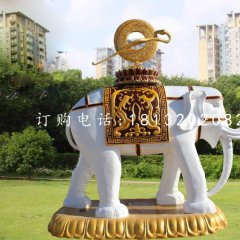 玻璃鋼大象雕塑公園動(dòng)物雕塑