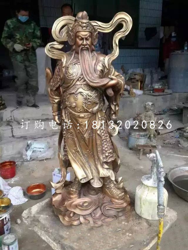 關(guān)羽銅雕，銅雕關(guān)公，武財神銅雕