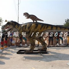 仿真恐龍雕塑公園玻璃鋼動(dòng)物雕塑