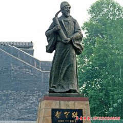 學(xué)校古代名人郭守敬銅雕