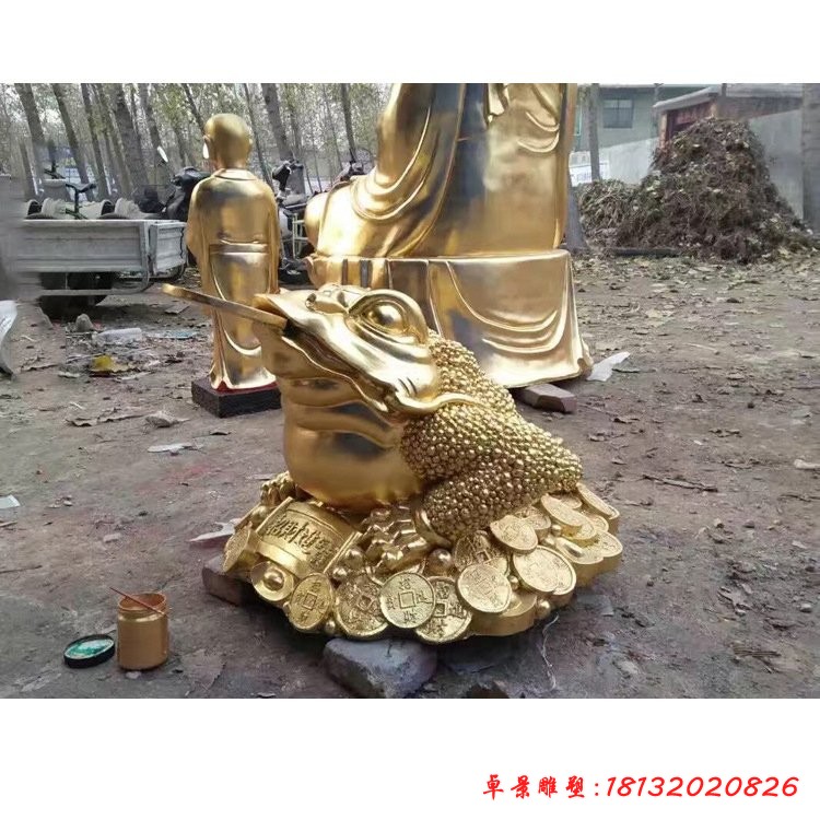 鑄銅招財(cái)金蟾