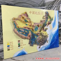 玻璃鋼中國(guó)地圖浮雕