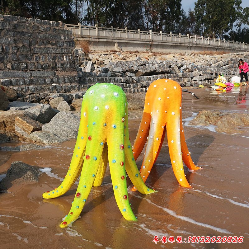 戶外玻璃鋼海洋生物景觀雕塑