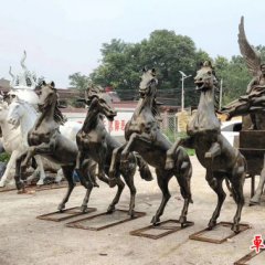 大型阿波羅戰(zhàn)車銅雕